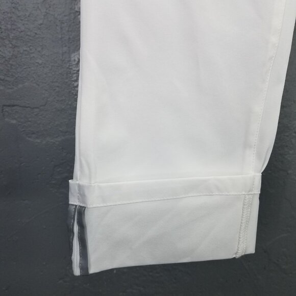 Tretorn Cropped Cuffed Pants Women's 4 Lightweight Pedal Pushers Golf White NEW - Picture 6 of 16